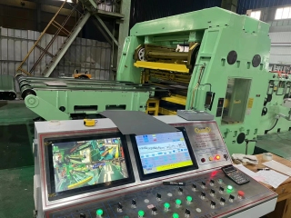 auto parts pendulum shear cut to length line